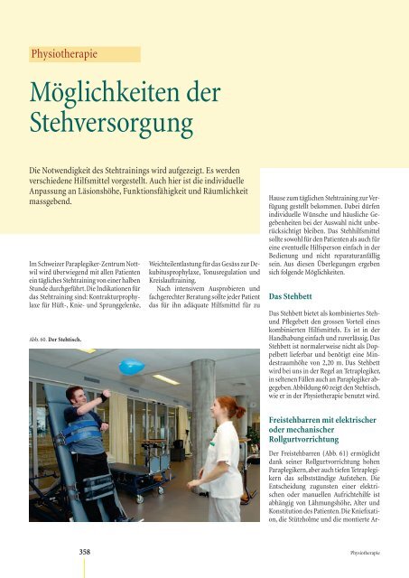 Physiotherapeutische Massnahmen in der ... - Karger