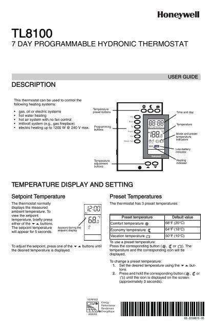 Honeywell TL8100