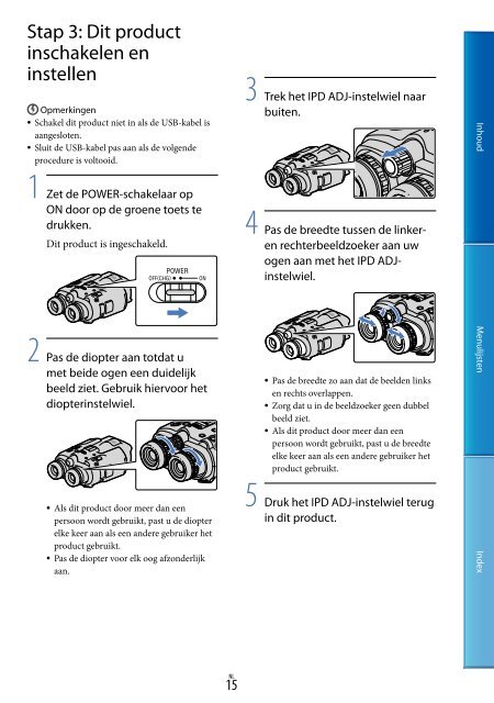 Sony DEV-3 - DEV-3 Consignes d&rsquo;utilisation N&eacute;erlandais