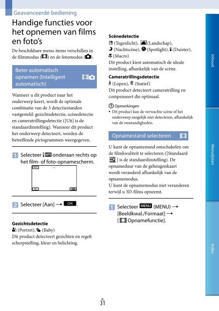 Sony DEV-3 - DEV-3 Consignes d&rsquo;utilisation N&eacute;erlandais