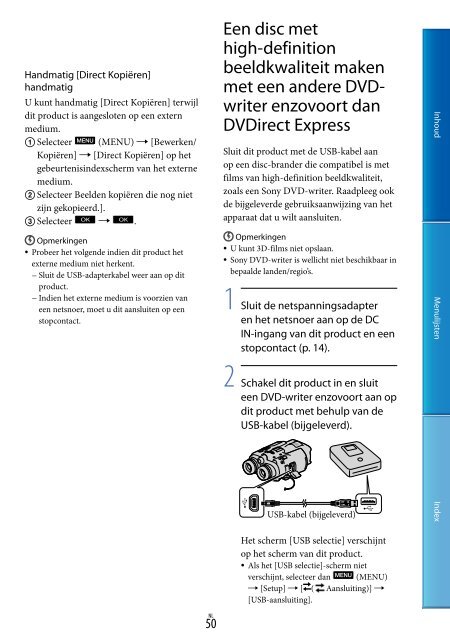 Sony DEV-3 - DEV-3 Consignes d&rsquo;utilisation N&eacute;erlandais