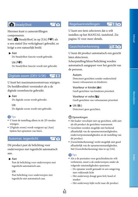 Sony DEV-3 - DEV-3 Consignes d&rsquo;utilisation N&eacute;erlandais