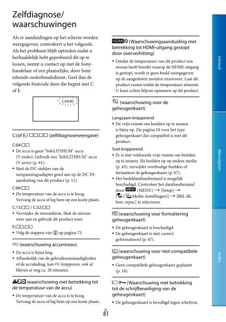 Sony DEV-3 - DEV-3 Consignes d&rsquo;utilisation N&eacute;erlandais