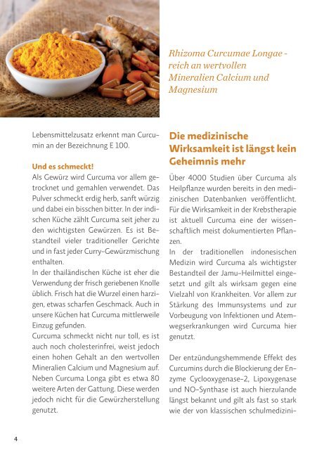 Curcuma: Ein Geschenk des Himmels