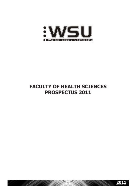 important senate notice - Walter Sisulu University