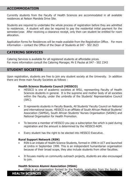 important senate notice - Walter Sisulu University