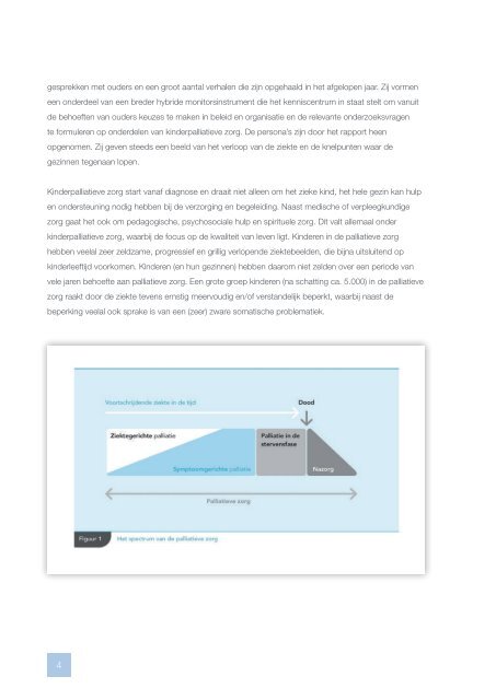 Rapportage kinderpalliatieve zorg 2018