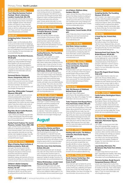 Primary Times North London Summer 18