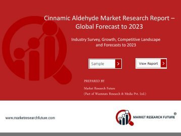 Cinnamic Aldehyde Market PDF
