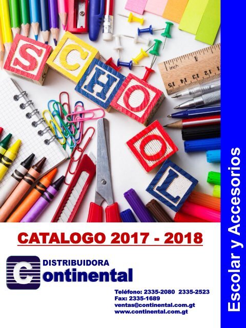 Catalogo Continental - ESCOLAR