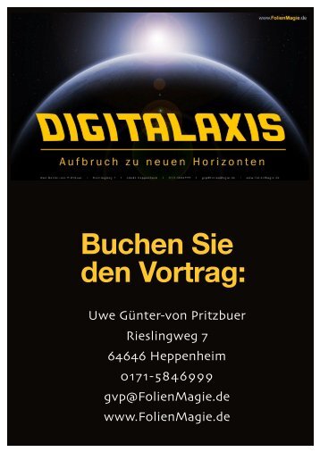 Digitalaxis - Der FolienMagie Vortrag/Workshop