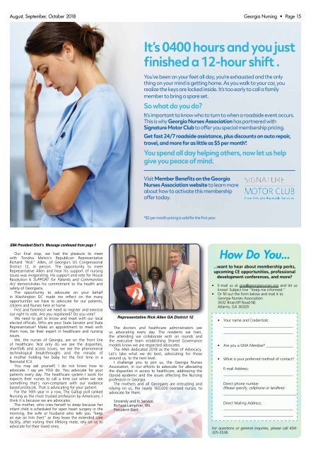 Georgia Nursing - August 2018