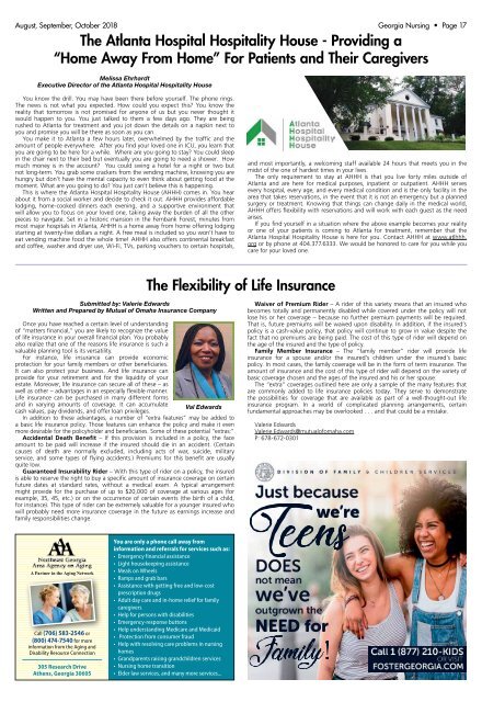 Georgia Nursing - August 2018