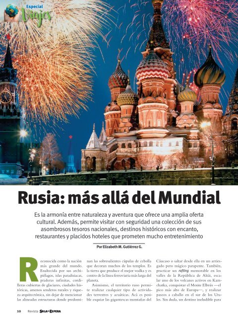 Revista Sala de Espera RD. Nro 53. julio 2018