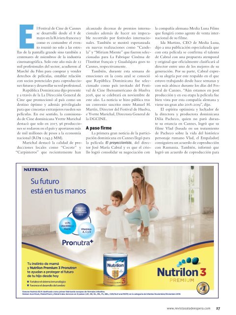 Revista Sala de Espera RD. Nro 53. julio 2018