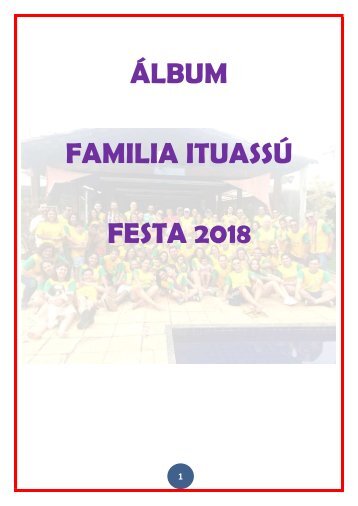 ALBUM FAMILIA ITUASSU 2018