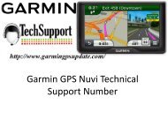 Garmin GPS Nuvi Technical Support Number