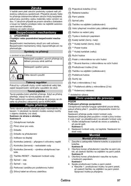 Karcher SC 3 EasyFix - manuals