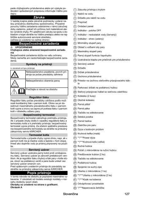 Karcher SC 5 EasyFix Premium (blanc) - manuals