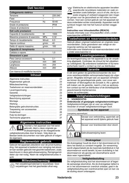 Karcher SC 2 EasyFix - manuals