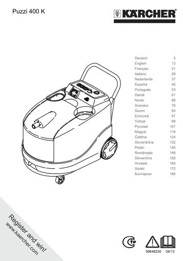 Karcher Injecteur/extracteur PUZZI 400 K - manuals