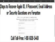 Call +1-800-608-5461 To Recover Apple ID