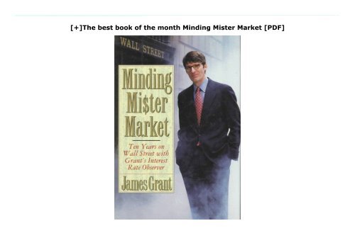 [+]The best book of the month Minding Mister Market [PDF] 