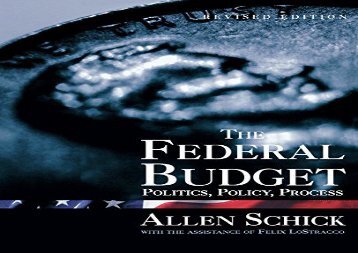 [+][PDF] TOP TREND The Federal Budget: Politics, Policy, Process  [DOWNLOAD] 