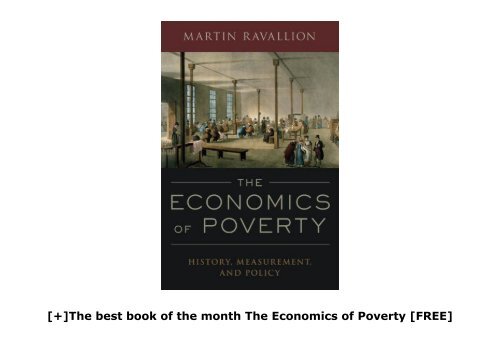 [+]The best book of the month The Economics of Poverty  [FREE] 
