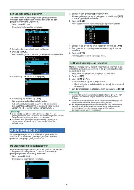 Kenwood TH-D74E - Communications Dutch USER MANUAL (2016)