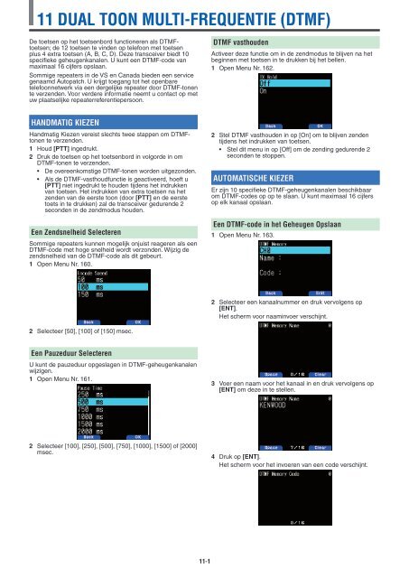 Kenwood TH-D74E - Communications Dutch USER MANUAL (2016)