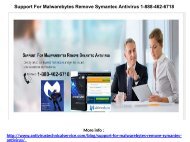 Support For Malwarebytes Remove Symantec Antivirus 1-888-462-6718