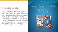 Top 5 positive impacts of Social Media Marketing