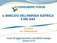 5. Il mercato dell'energia elettrica e del gas (Iaconis)