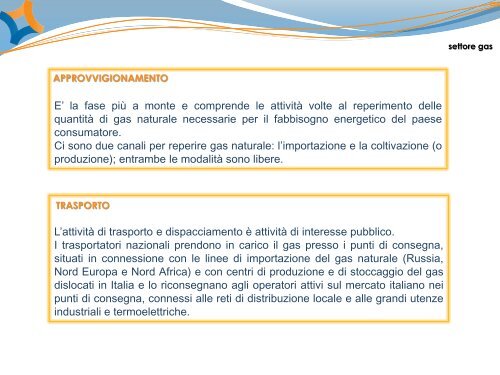 5. Il mercato dell&#039;energia elettrica e del gas (Iaconis)