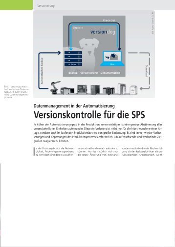 SPS Magazin - Versionskontrolle fuer SPS