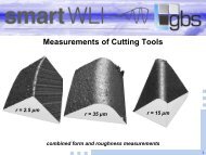 Measurements of Cutting Tools