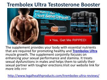 Trembolex Ultra Testosterone Booster