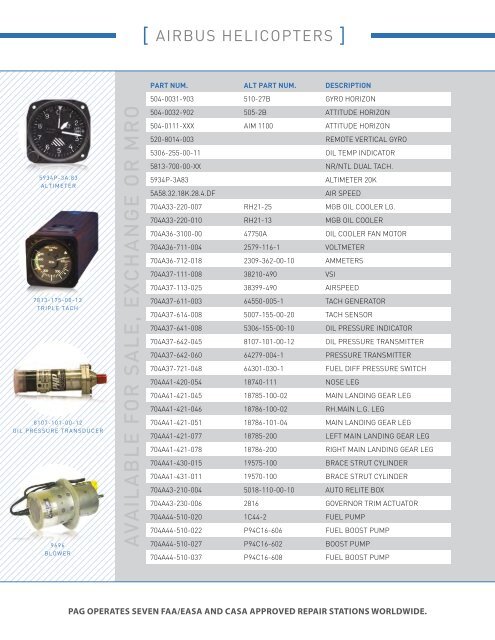 PAG-RotaryWing 2018 Catalog