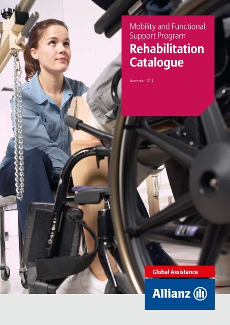 Rehabilitation Catalogue - Allianz Global Assistance Mobility and ...