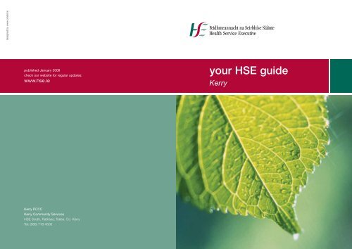 your HSE guide Kerry - Health Service Executive