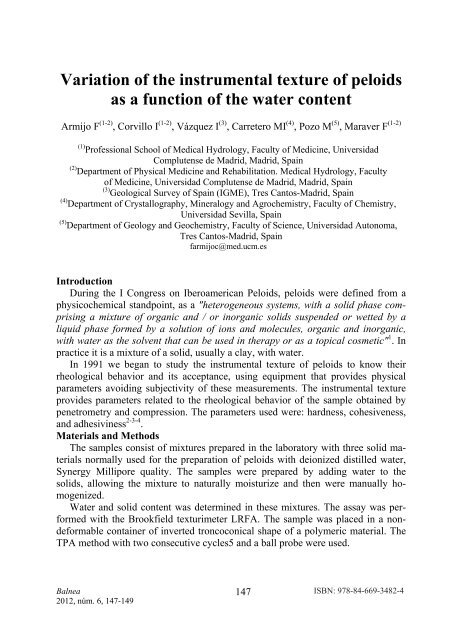 Medical Hydrology and Balneology: Environmental Aspects