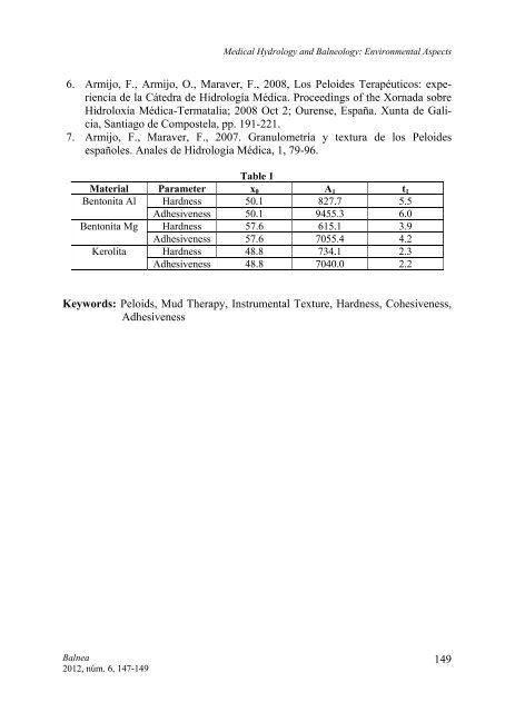 Medical Hydrology and Balneology: Environmental Aspects