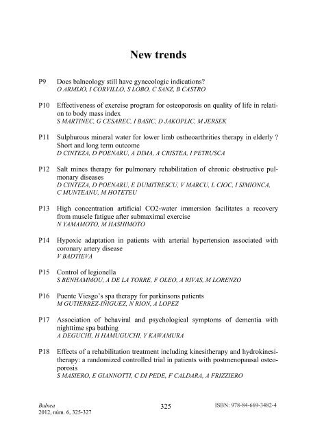 Medical Hydrology and Balneology: Environmental Aspects