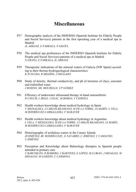 Medical Hydrology and Balneology: Environmental Aspects