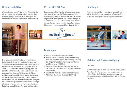 PerGu-Med 50 Plus - Gesundheitsresort Freiburg
