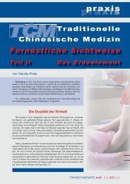 TCM-Behandlung in der PT-Praxis - Claudia Dickinson