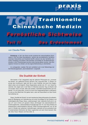 TCM-Behandlung in der PT-Praxis - Claudia Dickinson