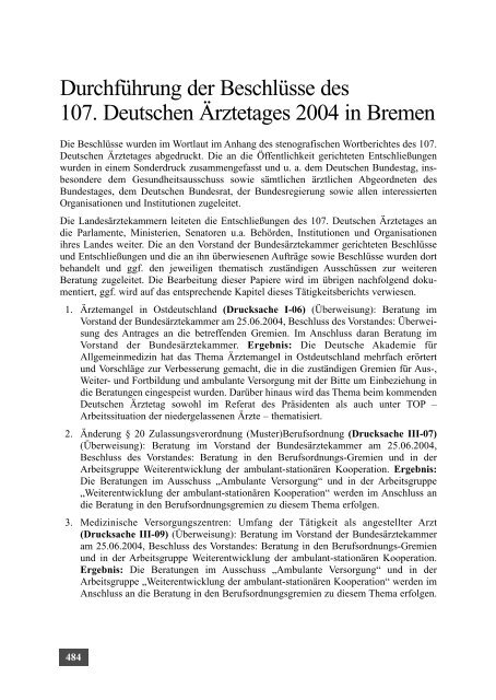 13. Dokumentation - Bundesärztekammer