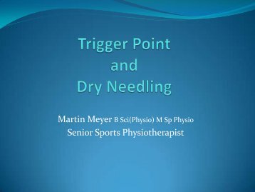 Satellite Trigger points